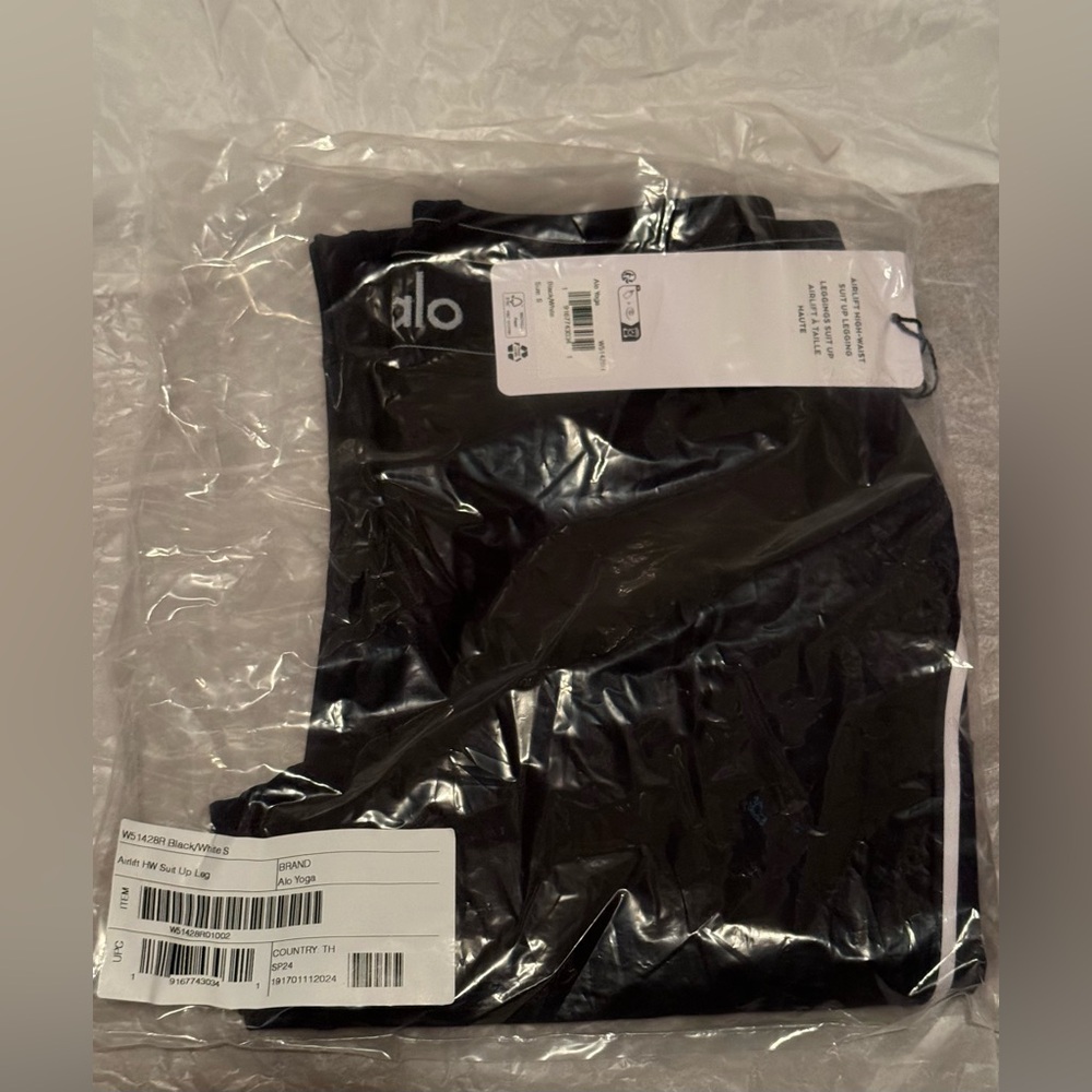 Alo Yoga Airlift High-Waist Suit Up Legging Black S New - Picture 4 of 6